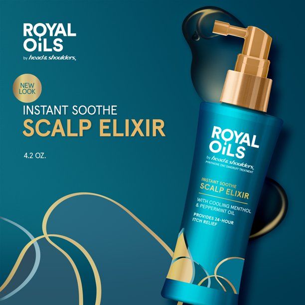Head and Shoulders Royal Oils Instant Soothe Scalp Elixir Treatment; 4.2 fl oz