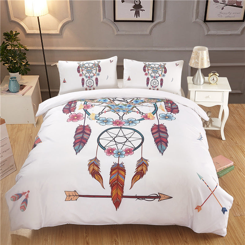 Three-piece digital printing duvet cover Pi-Mart