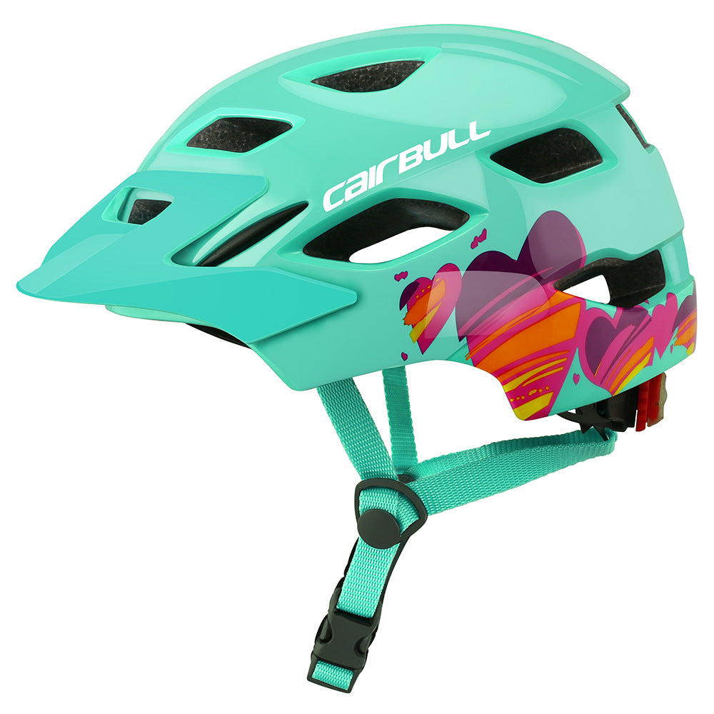 Balanced wheel sliding riding helmet