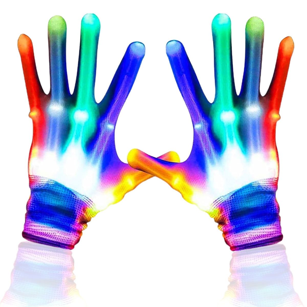 LED Gloves, Flashing LED Finger Light Gloves for Kids Adults, Easter Stuffers Flashing Toys for Age 3-12 Boys Girls Birthdays Christmas Gifts (1 Pair)	18594 EasyOptionXY LLC