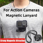 Magnetic Action Camera Mount - Accessory Kit with Quick Release Plate, Joint Mount, Compatible with GoPro Hero, GoPro Max, DJI Osmo Action, for Adventure Photography and Videography Lootquake LLC