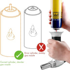 Kitchen Torch, Refillable Butane Torch Lighter, Culinary Blow Torch for Cooking Baking, Desserts, BBQ, DIY Soldering