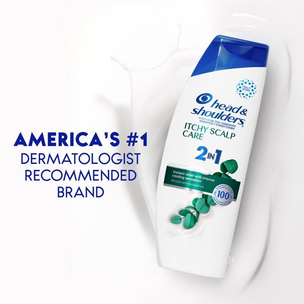Head and Shoulders 2 in 1 Dandruff Shampoo and Conditioner; Itchy Scalp Care; 12.5 oz