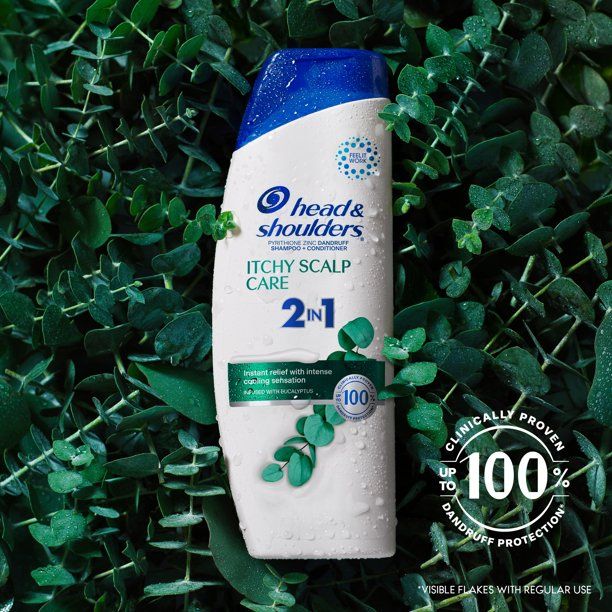 Head and Shoulders 2 in 1 Dandruff Shampoo and Conditioner; Itchy Scalp Care; 12.5 oz