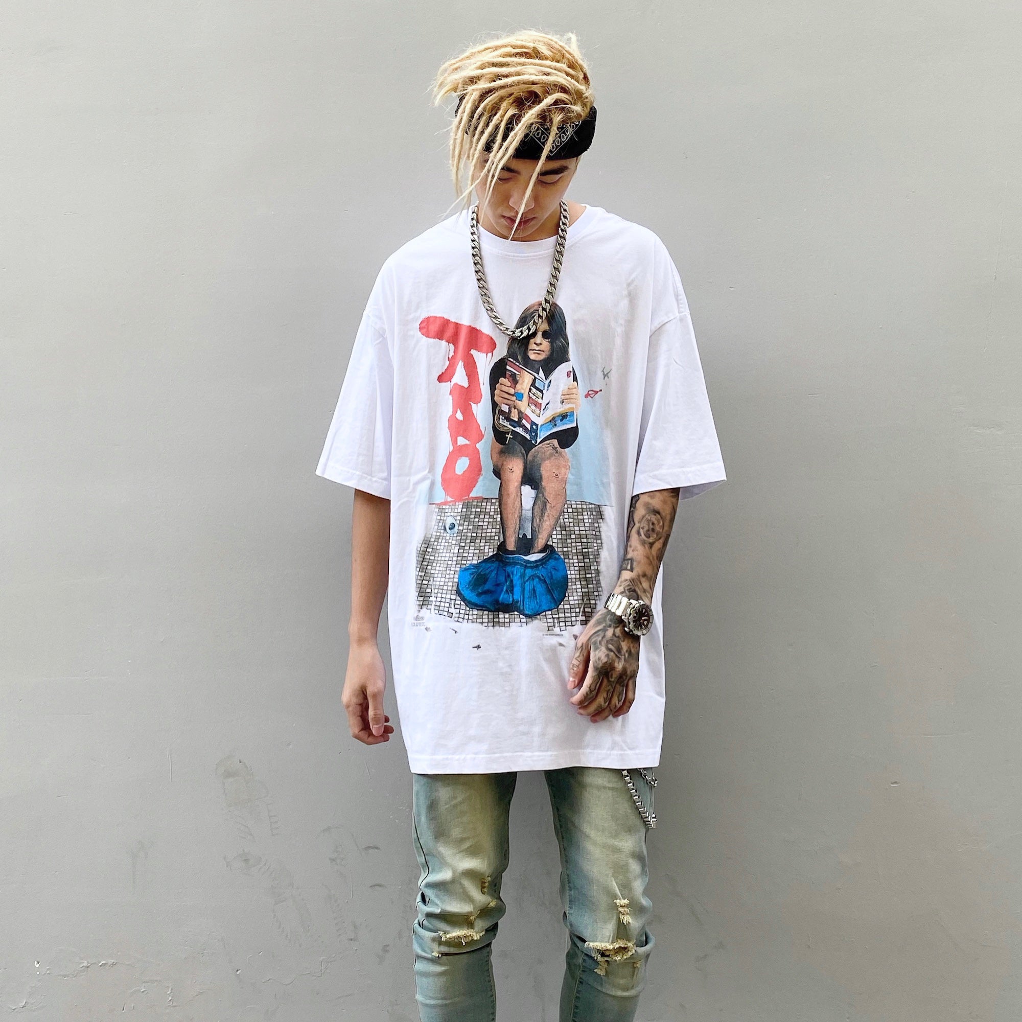 Casual print T-shirt Pi-Mart
