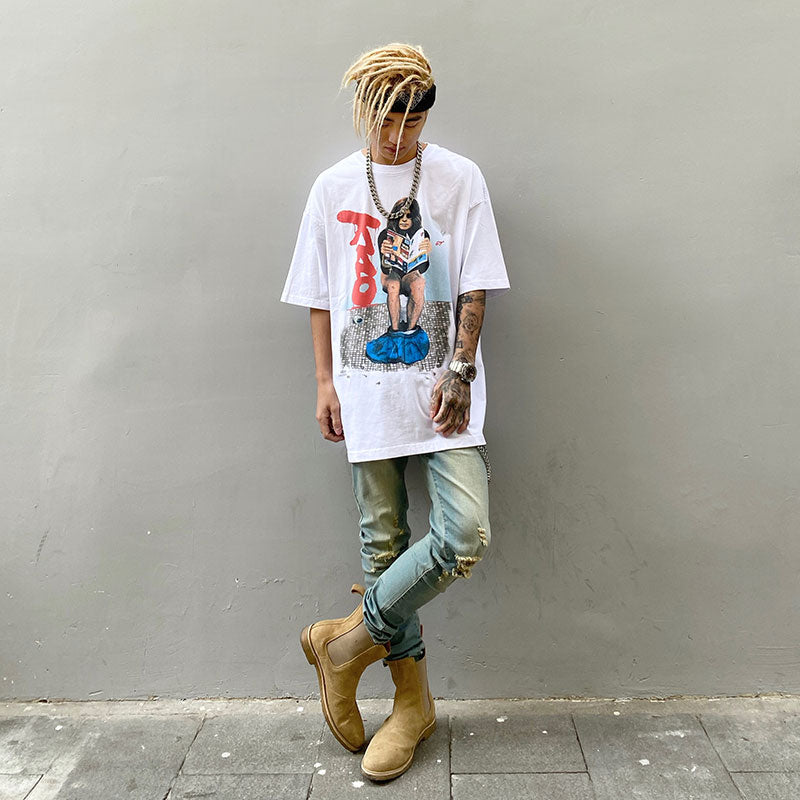 Casual print T-shirt Pi-Mart