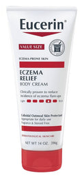 Eucerin Eczema Relief Body Cream, Fragrance Free, 14 oz Tube