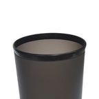 Mainstays Frosted Plastic Black Wastebasket