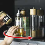 Refrigerator transparent rotating storage tray Pi-Mart
