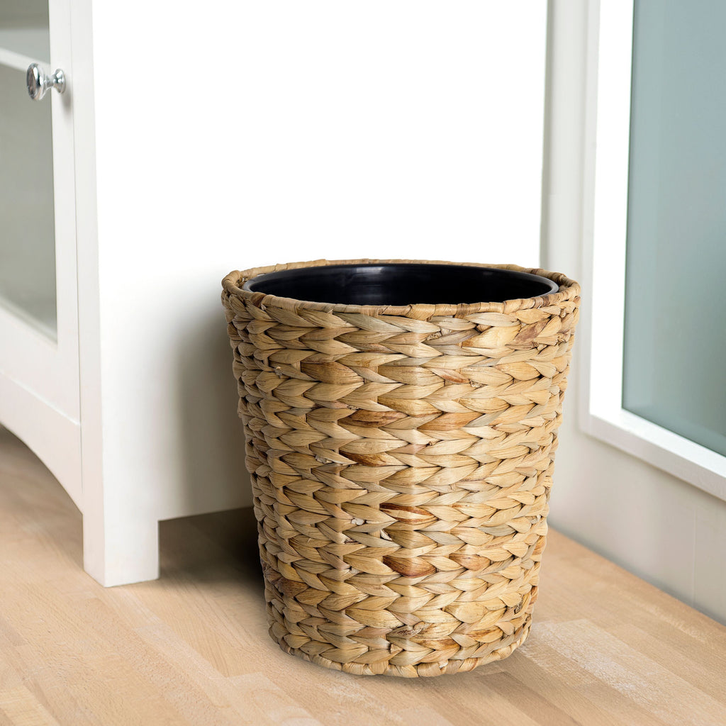 Better Home & Gardens Water Hyacinth 1.8 Gallon Wastebasket with Removable Liner, Natural EasyOptionXY LLC