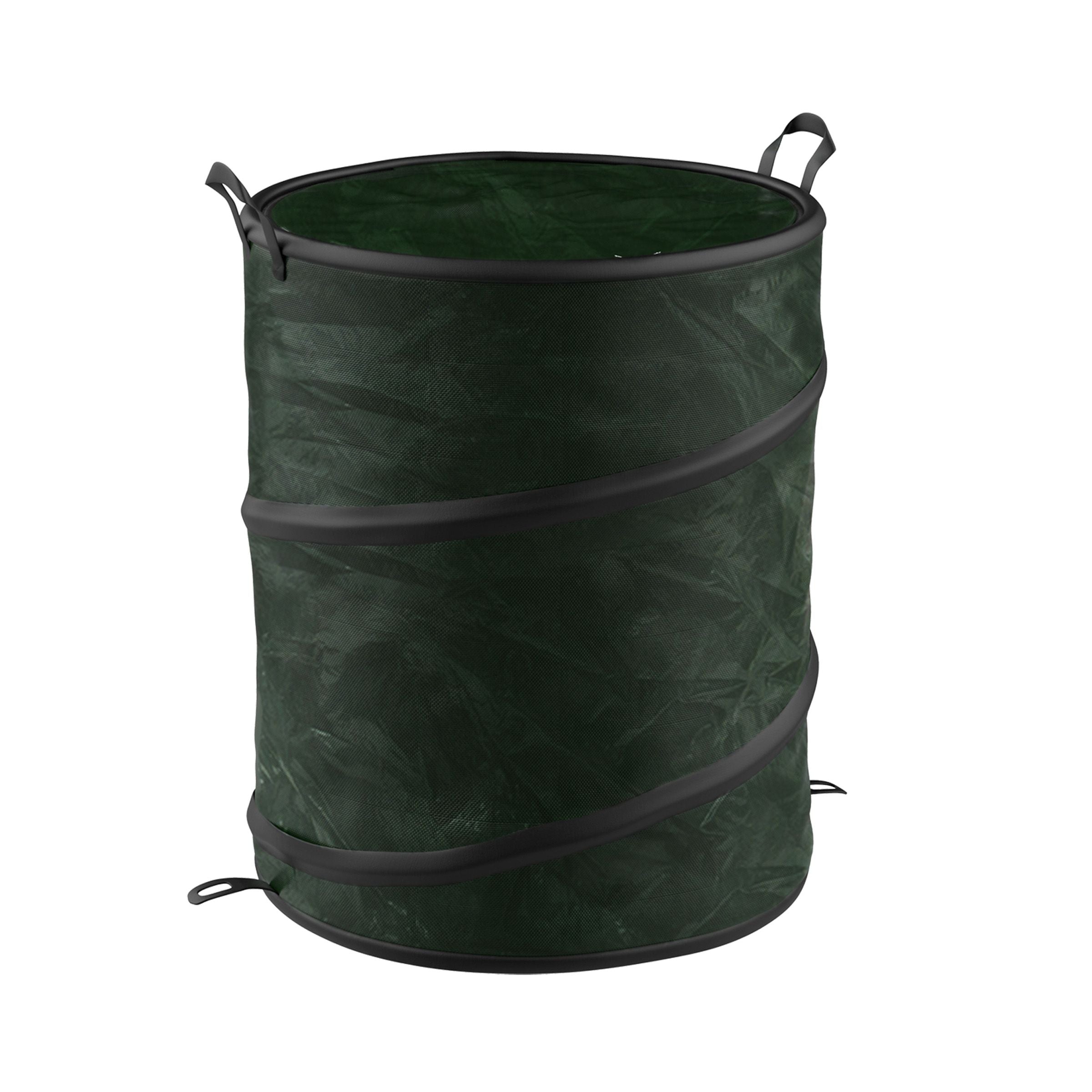 Wakeman 44-Gallon Pop Up Trash Can with Zippered Lid for Camping or Parties EasyOptionXY LLC