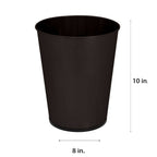 Bath Bliss 1.3 gal Iron Bathroom Trash Can, Bronze EasyOptionXY LLC