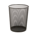 Honey Can Do 4.75 Gallon Trash Can, Round Mesh Metal Office Trash Can, Black EasyOptionXY LLC