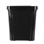 Mainstays 7.6 gal Plastic Touch Top Lid Kitchen Trash Can, Black