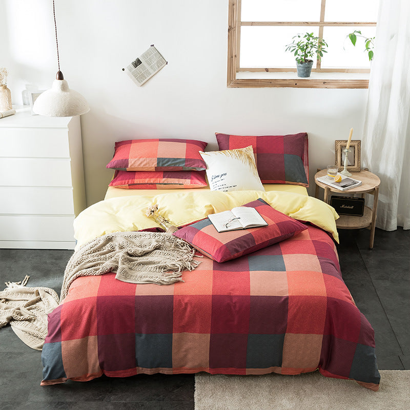 Check cotton bedding Pi-Mart