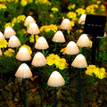 Solar Mushroom Lights, 24FT 12 LED Solar String Lights Outdoor, Waterproof Solar Mushroom Lamp for Yard Patio Decor (Warm White) EasyOptionXY LLC