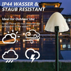 Solar Mushroom Lights, 24FT 12 LED Solar String Lights Outdoor, Waterproof Solar Mushroom Lamp for Yard Patio Decor (Warm White) EasyOptionXY LLC