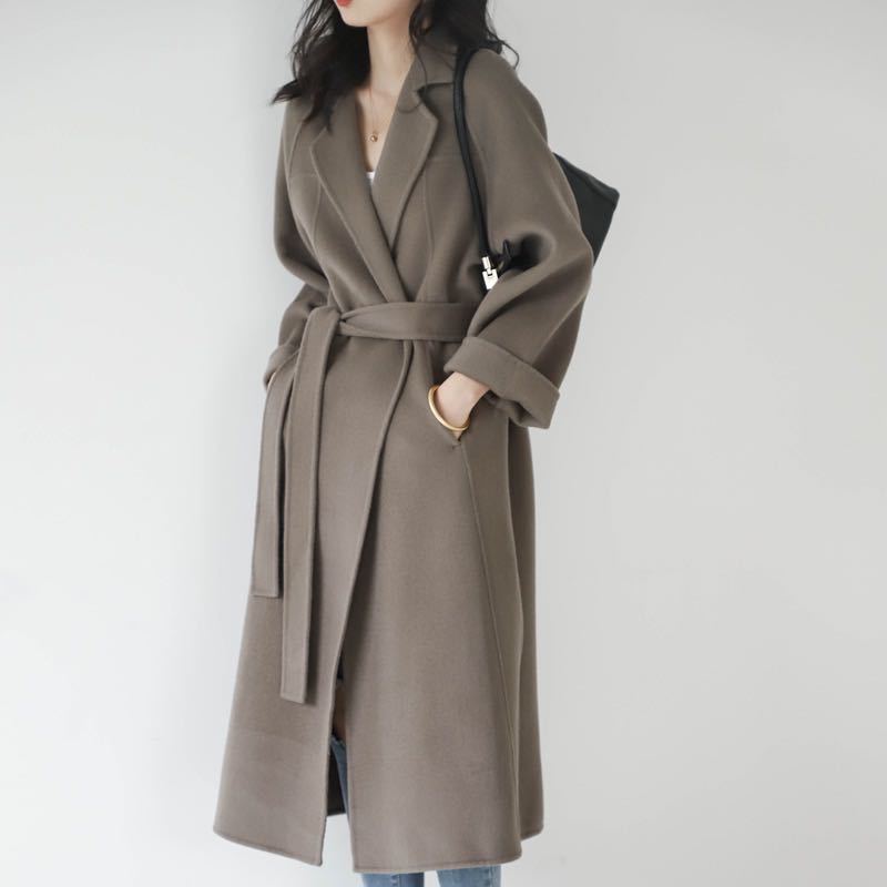 Fashion Loose Cool Woolen Coat Women Pi-Mart
