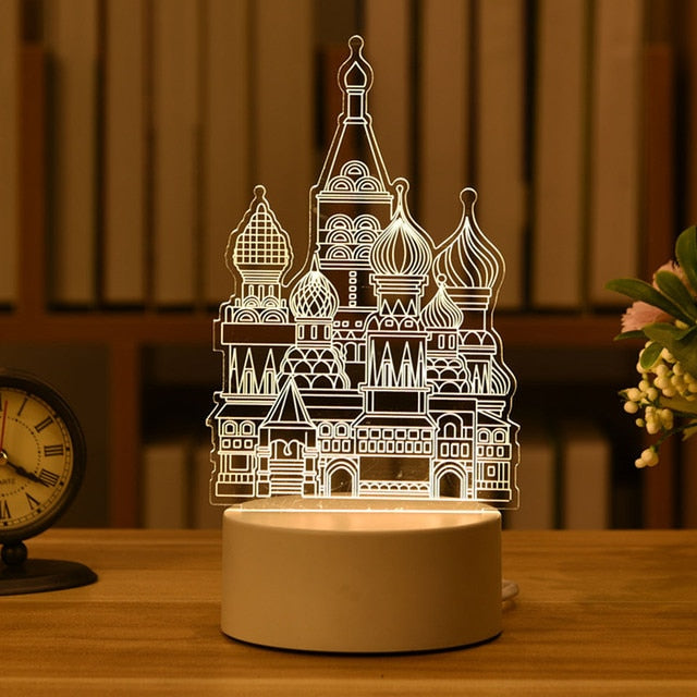 Kids 3D LED Creative Night Lamp - SJB-DIAMOND ELITES