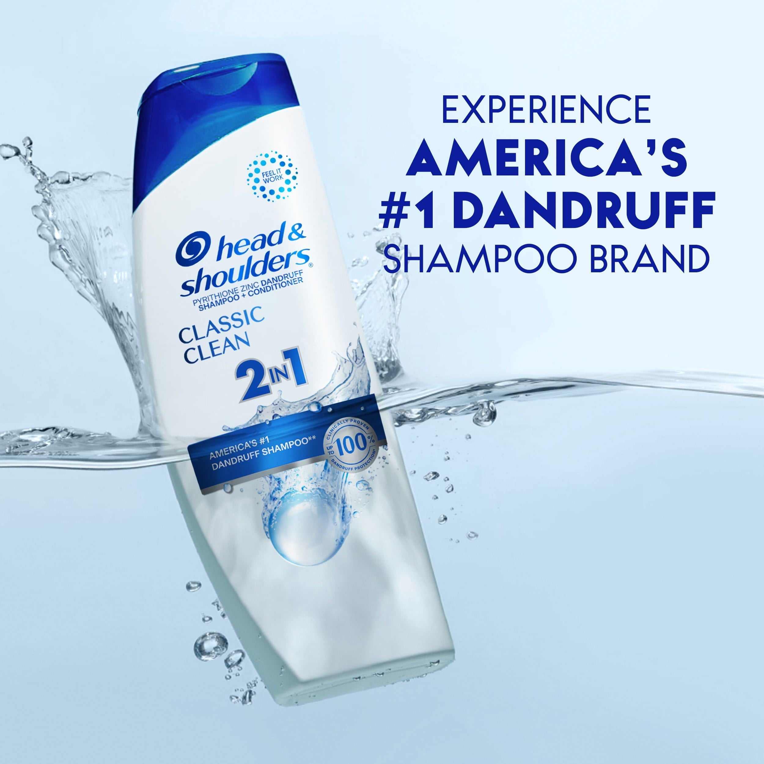 Head & Shoulders 2 in 1 Dandruff Shampoo and Conditioner; Classic Clean; 20.7 oz