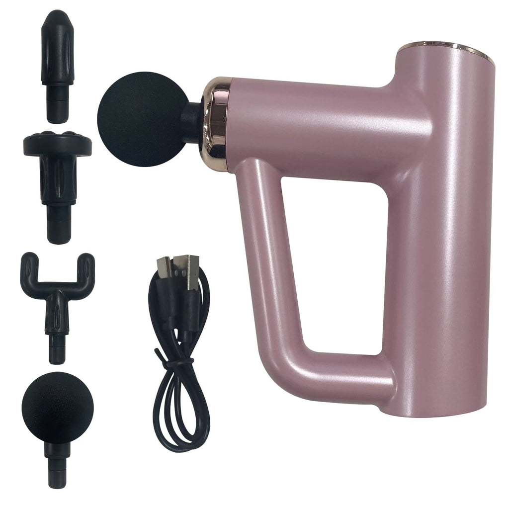 Professional Deep Tissue Percussion Muscle Massager with 6 Speeds and 4 Heads, Handheld & Portable Massage Gun for Athletes Shoulder, Back, Neck Pain Relif EasyOptionXY LLC