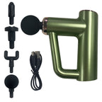 Professional Deep Tissue Percussion Muscle Massager with 6 Speeds and 4 Heads, Handheld & Portable Massage Gun for Athletes Shoulder, Back, Neck Pain Relif EasyOptionXY LLC
