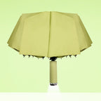 Automatic Folding Umbrella with LED Flashlight Handle, Travel Umbrella with 10 Ribs, Compact Umbrella for Kids Adults (Green) EasyOptionXY LLC