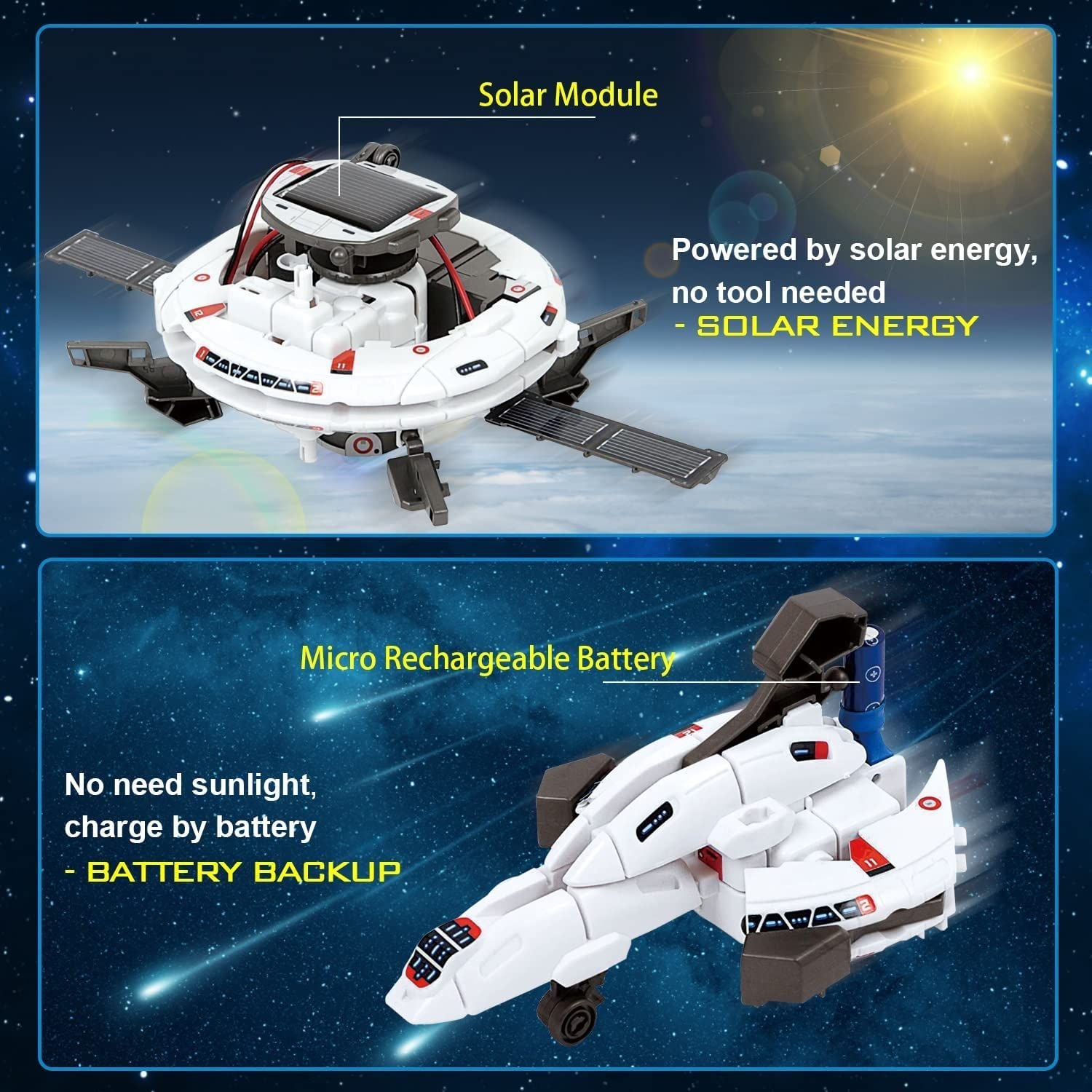 STEM Projects Toys, 6-in-1 Solar Robot Science Kits for Kids Age 8-12 Year Old, DIY Educational Building Experiments Boys Girls Christmas Birthday Gifts EasyOptionXY LLC