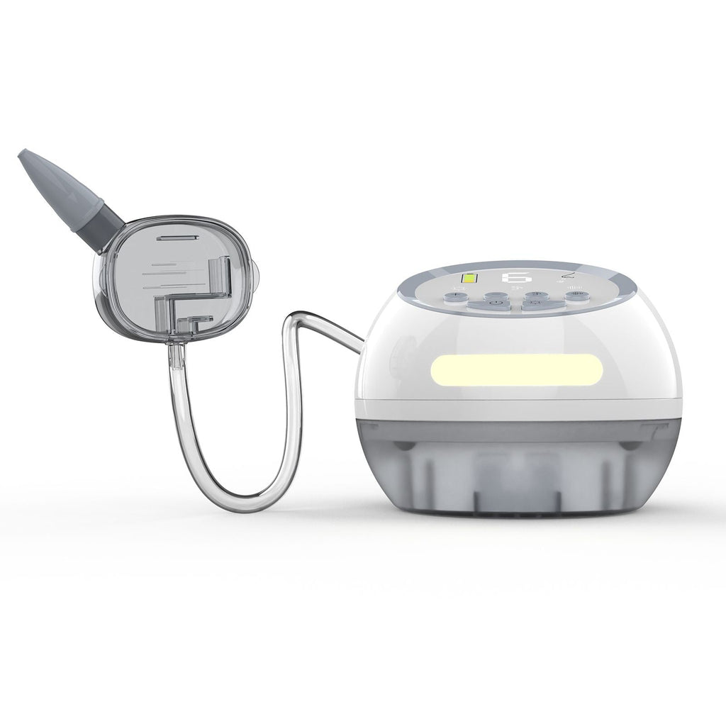 Baby Nasal Aspirator, Electric Baby Nose Sucker with 6 Level Suction, Rechargeable Nose Booger Sucker with 4 Silicone Tips for Infants Babies Kids, Grey EasyOptionXY LLC