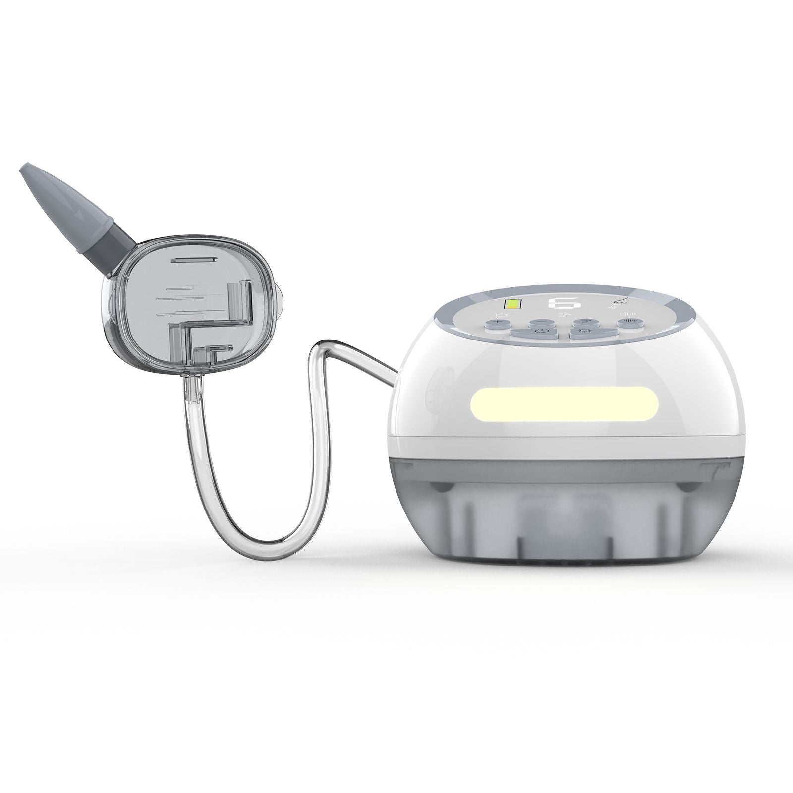 Baby Nasal Aspirator, Electric Baby Nose Sucker with 6 Level Suction, Rechargeable Nose Booger Sucker with 4 Silicone Tips for Infants Babies Kids, Grey EasyOptionXY LLC