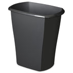 Sterilite 10 Gallon Rectangular Trash Can, Plastic, Kitchen, Black Trash Can EasyOptionXY LLC