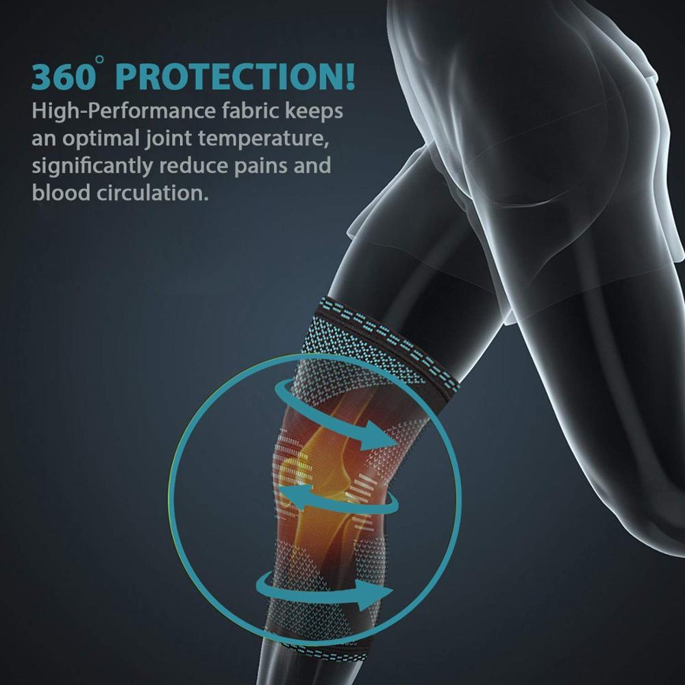Sports Knee Pads Knitted Sports Knee Pads Pi-Mart