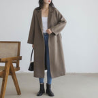 Fashion Loose Cool Woolen Coat Women Pi-Mart