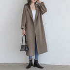Fashion Loose Cool Woolen Coat Women Pi-Mart