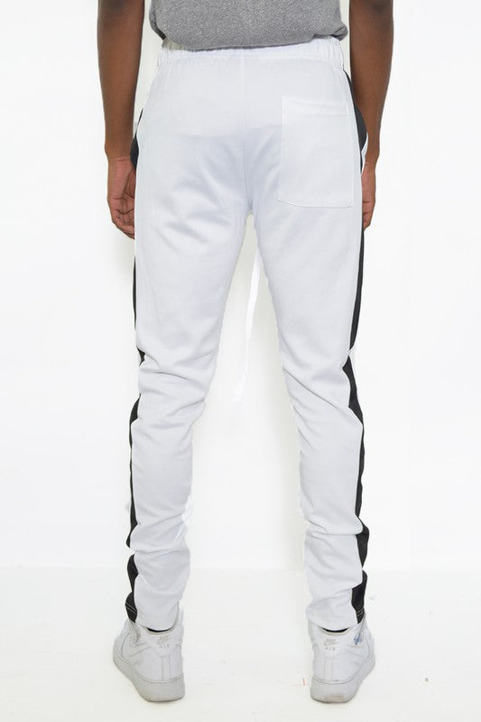 Slim Fit Single Stripe Track Pant - SJB-DIAMOND ELITES