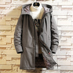 Loose Hooded Plus-size Oversized Men's Stylish Casual Coat Pi-Mart