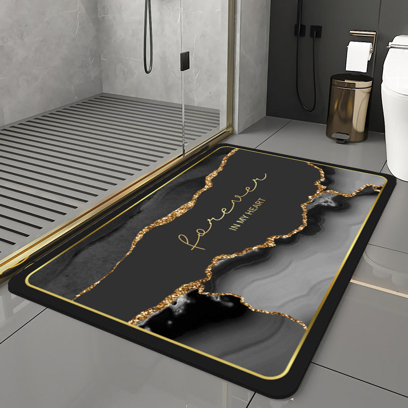 Soft Diatom Mud Bathroom Absorbent Mat Anti Slip Pi-Mart