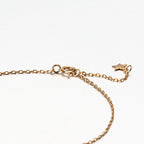 Sterling Silver 14K Gold Plated Zircon Bracelet