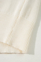 Apricot Halloween Boo Drop Shoulder Knit Sweater