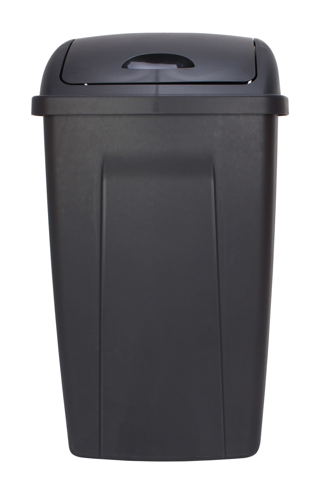 Mainstays 13 gal Plastic Swing Top Lid Kitchen Garbage Trash Can, Black EasyOptionXY LLC
