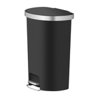 Better Homes & Gardens 14.5 Gallon Trash Can, Plastic Step On Kitchen Trash Can, Black EasyOptionXY LLC