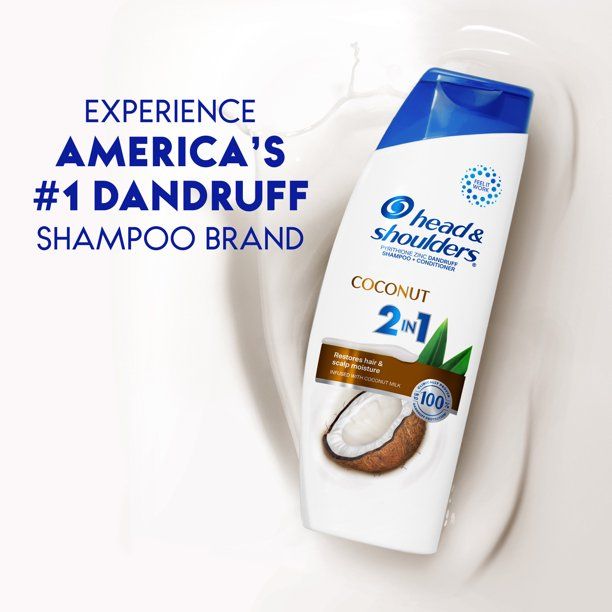 Head and Shoulders 2 in 1 Dandruff Shampoo and Conditioner; Coconut; 12.5 oz