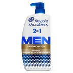 Head and Shoulders Mens 2 in 1 Dandruff Shampoo and Conditioner; Sandalwood; 28.2 oz