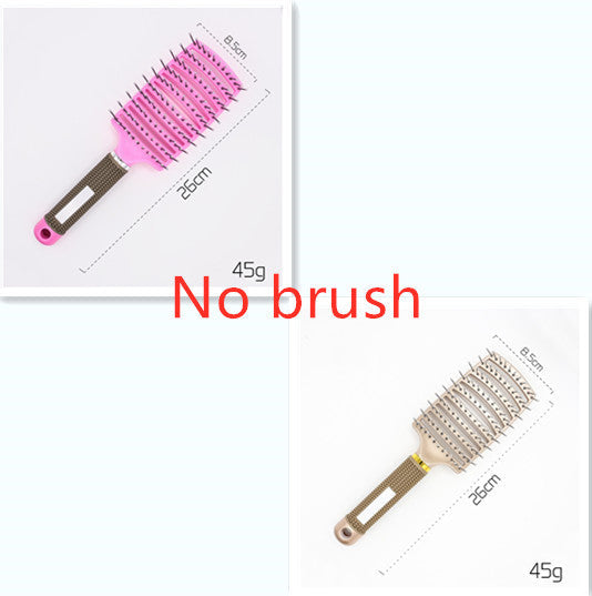 Hairbrush Anti Klit Brushy Haarborstel Women Detangler Hair Brush Bristle Nylon Scalp Massage  Teaser Hair Brush Comb Pi-Mart