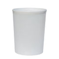Mainstays Frosted Plastic Bathroom White Wastebasket, 2.1 gal