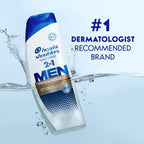 Head and Shoulders Mens 2 in 1 Dandruff Shampoo and Conditioner; Sandalwood; 28.2 oz