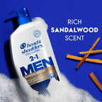Head and Shoulders Mens 2 in 1 Dandruff Shampoo and Conditioner; Sandalwood; 28.2 oz
