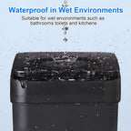Clackibukvyz 2.5 Gallon Automatic Trash Can, Black, 1 Pack EasyOptionXY LLC