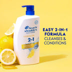 Head and Shoulders 2 in 1 Dandruff Shampoo and Conditioner; Lemon Essential Oil; 12.5 oz
