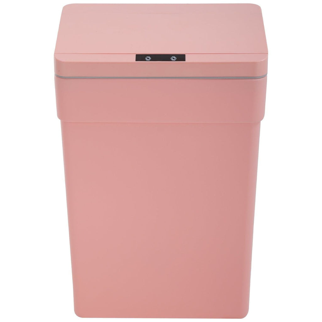 BestOffice 13 gallon Automatic Plastic Trash Can with Lid, Touch Free with Motion Sensor for Indoor Use(Pink) EasyOptionXY LLC